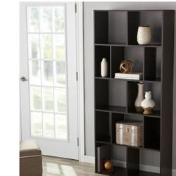 Bookcase, , Bookshelves, Espresso , 12 Cubes