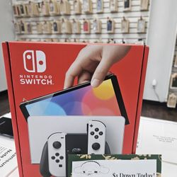 Nintendo Switch OLED Model w/Joy Con White - Payments Available - Pay $1 Down To take It home