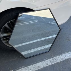Hexagon mirror from Target
