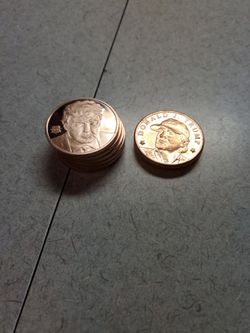 1 OZ COPPER ROUNDS DONALD TRUMP