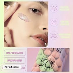 Three-Color Protective Isolation Cream with SPF 50 Coverage