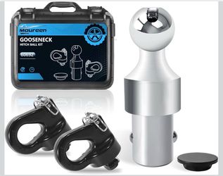Maureen Gooseneck Hitch Ball Replacement Fit for Ford F250 F350 F-2026，Chevrolet Silverado, GMC Sierra & Nissan Titan XD 2016-2026，2-5/16 Inch