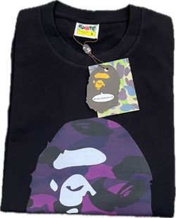 A BATHING APE PURPLE TSHIRTS ALL SIZES AVAILABLE