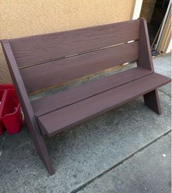 Outdoor bench