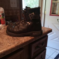 Harley Davidson Riding Boots Nine N  A Half