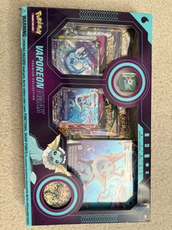 Pokemon TCG Vaporeon VMAX Collection Premium Collection