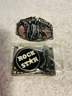 NEW METAL BELT BUCKLES - $12 each