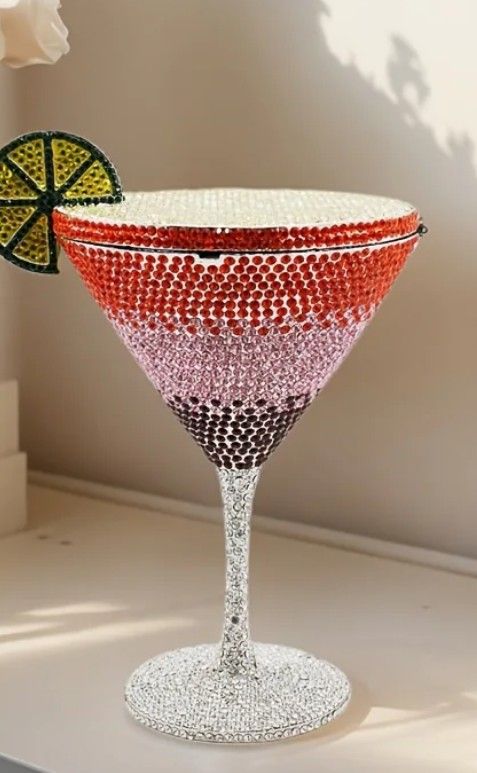 Rhinestone Champagne Cup