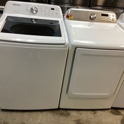 Samsung washer with agitator and dryer gas