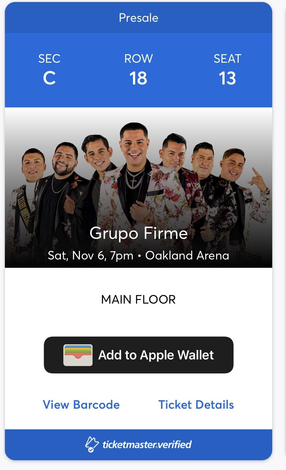 PAR DE TICKETS PARA GRUPO FIRME