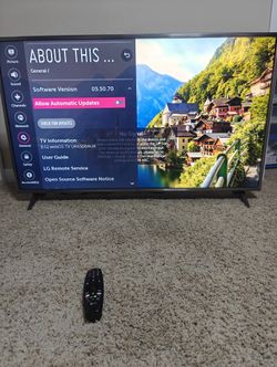 50 Inch LG TV 4K HDR UK6500AUA