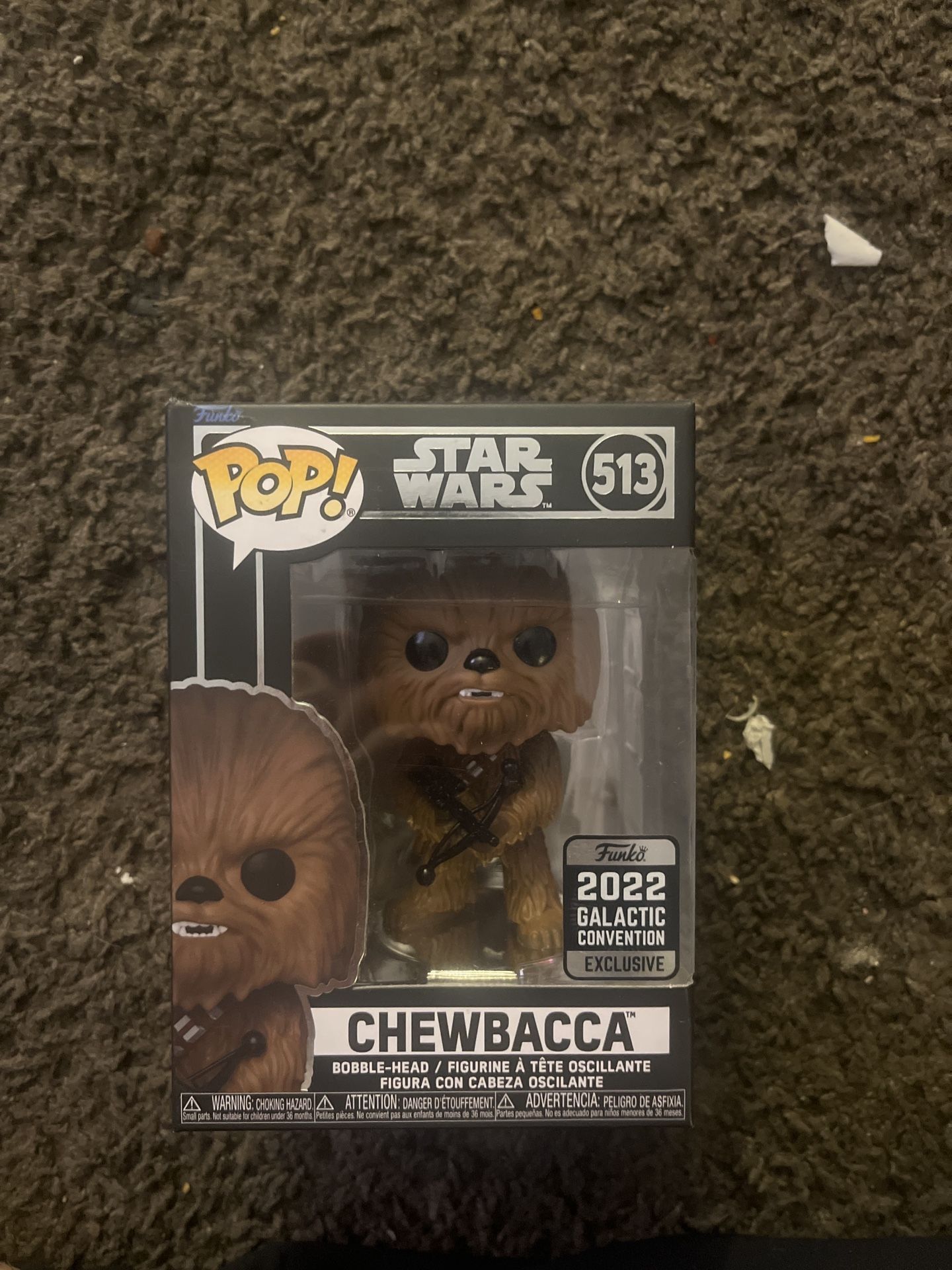 Chewbacca Funko Pop #513 (2022 Galactic Convention Exclusive)