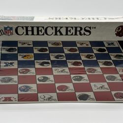 Team NFL Checkers Board Game – Washington Redskins Edition – Sealed Vintage 1990