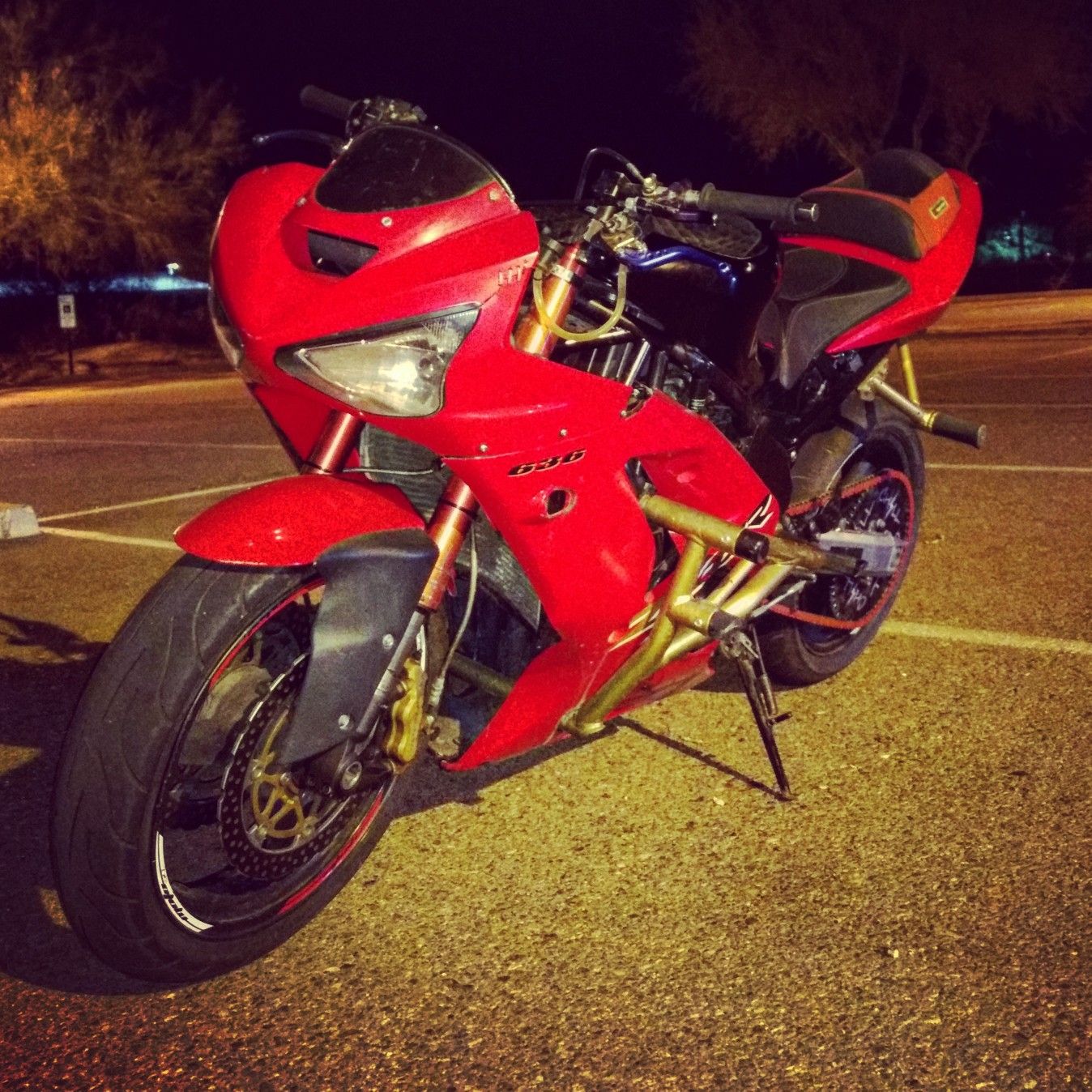 2004 Kawasaki 636 stunt bike