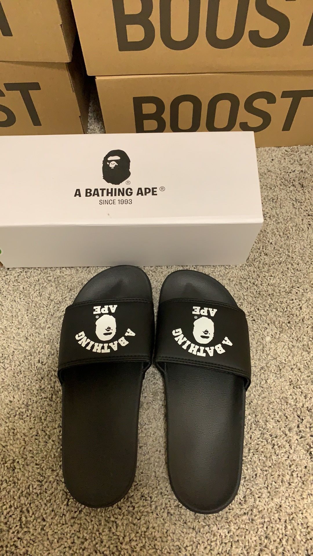 Bape slipper size 9