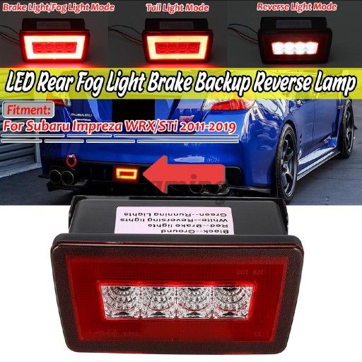 Redlands F1 LED Rear Fog, Brake, Backup, Reverse Light For Subaru WRX/ STI 2011 - 2019