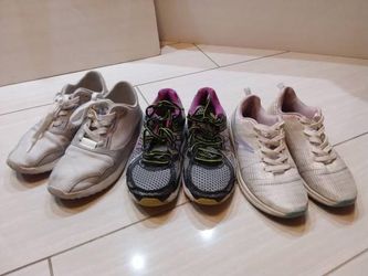 Women’s Sports Shoes Size 8 Bundle (3 Pairs)