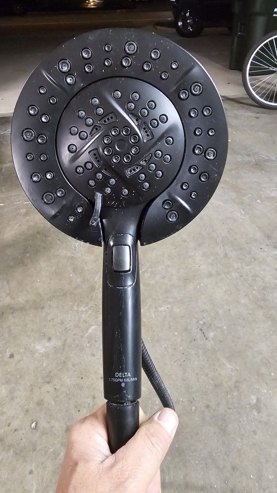 Delta Matte Black Shower Head