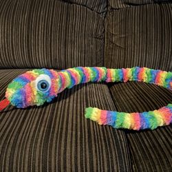 Rainbow Snake Stuffed Animal 