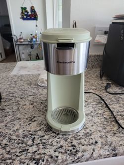 Sage Green Coffee Maker