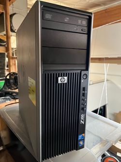 HP Z400 WORKSTATION HARD DRIVE 250GB DUAL CORE XEON W3503 2.4GHZ 8GB RAM Computer  In good working condition DVD -RW AMD Radeon 1GB HD 5450  VGA/DVI/H