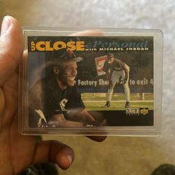 Michael Jordan Baseball Card