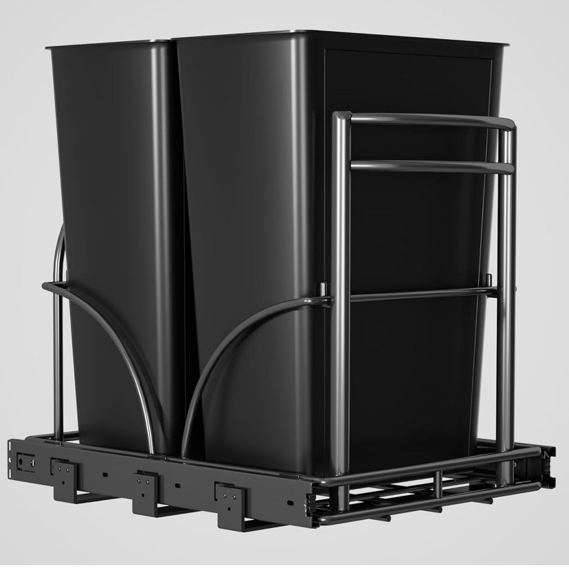 Brand New Dual Pull Out Trash Can Under Cabinet