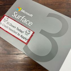 Microsoft Surface 3 Tablet - Pay $5 To take It home And pay The rest Later