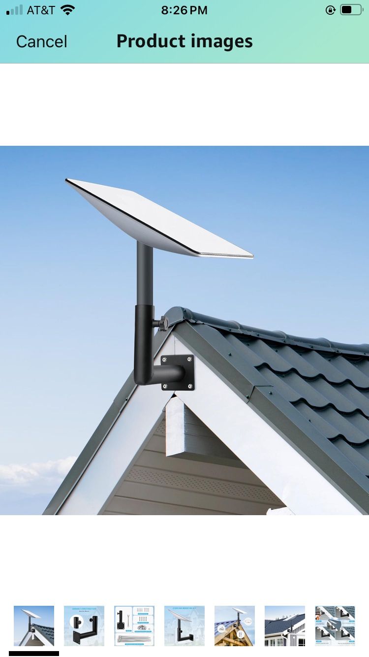 Starlink Roof & Wall Mount Kit - Compatible with V2 Starlink, Includes Mount Adapter