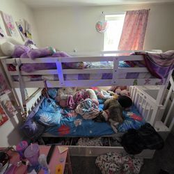 Twin Bunk Bed With Storage 