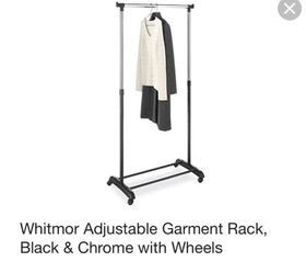 Whitmor adjustable garment rack
