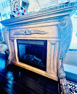 AICO By Michael Amini EDEN Small Fireplace - GA