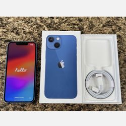 Blue iPhone 13 - 128GB - Factory Unlocked - Great Battery!