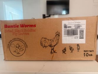Buntie Worms Dried Black Soldier Fly Larvae