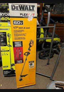 DEWALT FLEXVOLT 60V MAX 17 in. Cordless Battery Powered Attachment Capable Trimmer (Tool Only)