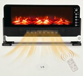 HONITRA 22” Electric Fireplace Fan Heater
