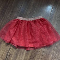 Girls Skirt Red 5T