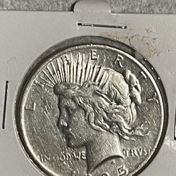 1925 Peace Silver Dollar 