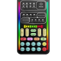 audio mixer sound card voice changer