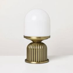 Hearth & Hand Brass Fluted Table Lamp