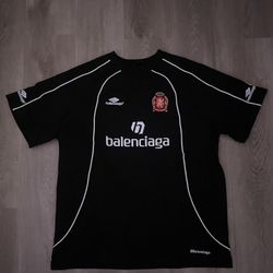 Balenciaga Soccer Series Paris Oversized T-Shirt “Black”