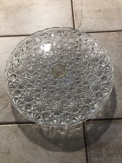 Crystal Glass Pedestal