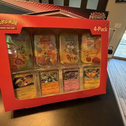 Pokemon Scarlet & Violet 151 Mini Tins 4 Pack SAMS CLUB