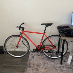 Orange Single Speed Bike