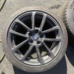2020 - 2021 Subaru WRX Rim And Tire 18”