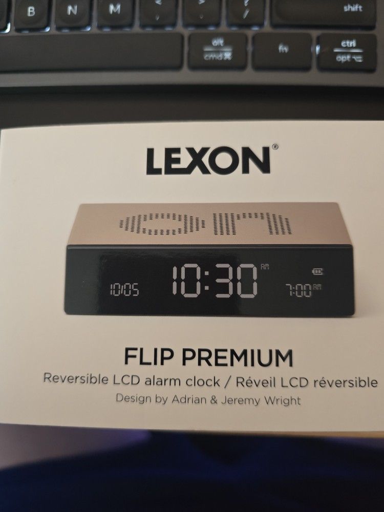 Lexon Flip Alarm Clock
