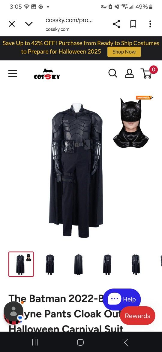 BATMAN costume