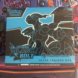 Pokemon Black Bolt Poke Center ETB PC