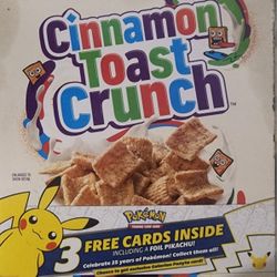 Cinnamon Toast Crunch Pokémon 25th Anniversary 