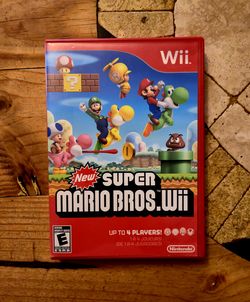Wii Super Mario Bros. Complete With Manual. Check My Other Listings For More Games